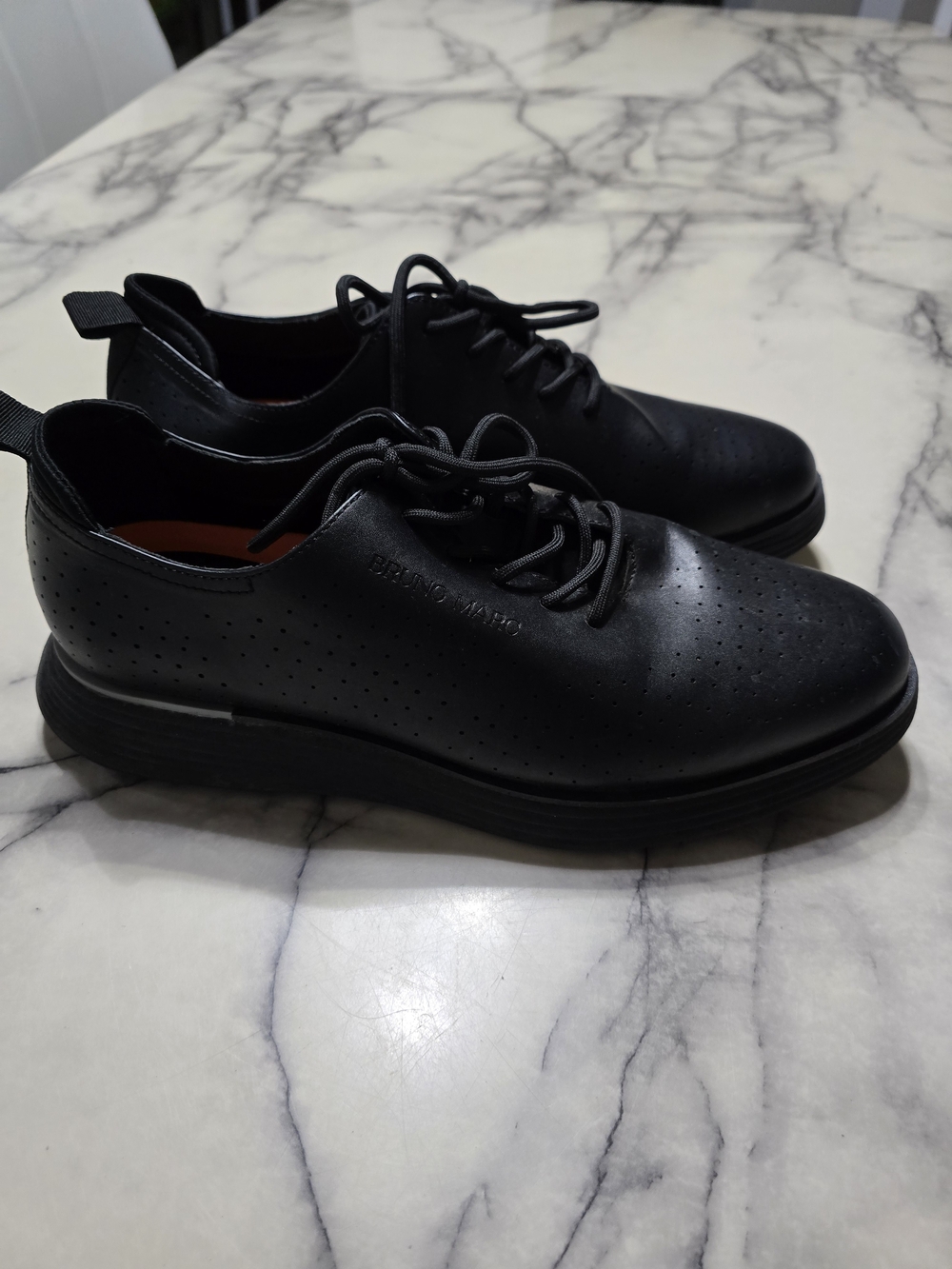 Bruno Marc Mens Shoes Size 11 Black X366XEEY - Picture 5 of 9